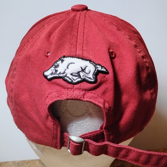 Tail Gate'n Gear University of Arkansas Razorbacks 100% Cotton Strapback Hat Cap - Picture 4 of 6